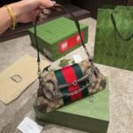 Gucci Horsebit Chain Small Shoulder Bag Beige 27Cm 764339 Facm2 8747 - Image 2