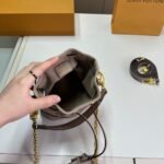 Louis Vuitton Nano Noé Bag Monogram Beige 16Cm M46291 - Image 4