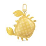 Louis Vuitton Lv Crab Bag Charm Leather And Canvas Yellow M01932