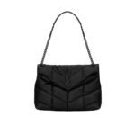 Saint Laurent Puffer Medium In Matte Leather Black 35cm 5774751EL081000