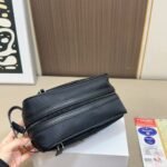 Prada ReNylon and Saffiano Leather Travel Black 22Cm - Image 4