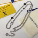 Louis Vuitton Lv Spike Charms Necklace Silver M01717 - Image 2