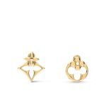 Louis Vuitton Lv Flowergram Earrings Gold M00770