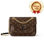 [Super Vip 1:1] Louis Vuitton Passy Bag Monogram Canvas Brown 23Cm M45592