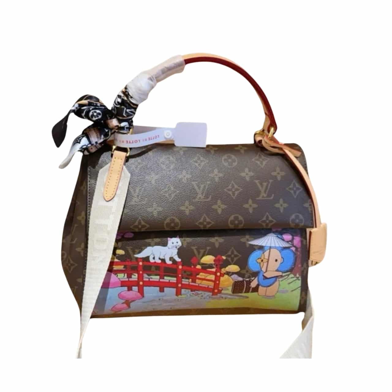 14-2-10 Louis Vuitton Cluny Bag Monogram Brown 29Cm - Image 1