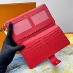 Louis Vuitton Horizontal Wallet Monogram Brown And Red 20Cm - Image 6