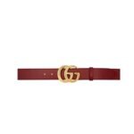 Gucci Gg Marmont Thin Belt Brown 409417 Caaai 2535