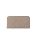 Louis Vuitton Zippy Wallet Monogram Empreinte Turtledove 19Cm M69034