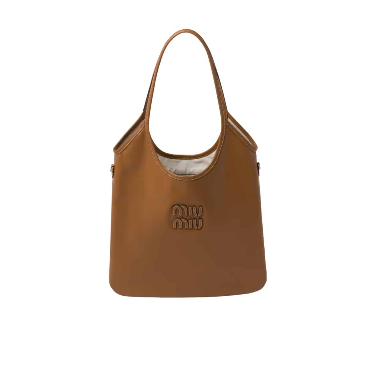 147-2-3 Miumiu Ivy Bag Cognac 35Cm 5Bg231 Acrw F0046 V Mln - Image 1