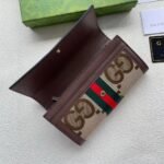 Iconic Set: Gucci Giglio Large Tote Bag And Ophidia Jumbo Gg Long Wallet - Image 8