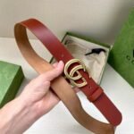 Gucci Gg Marmont Thin Belt Brown 409417 Caaai 2535 - Image 3