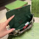 Gucci Horsebit Chain Small Shoulder Bag Beige 27Cm 764339 Facm2 8747 - Image 4