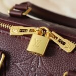 Louis Vuitton Speedy Bandouliere 20 Monogram Empreinte Grenat Red 20Cm M25929 - Image 9