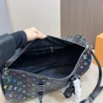 Summer Set: Louis Vuitton X Murakami Keepall Bandoulière Black Multicolored 45Cm And Zippy Wallet Black Multicolored 19Cm - Image 5