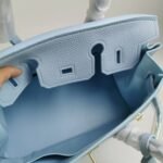 Hermes Birkin 35 Togo Leather Gold Hardware Blue 35Cm - Image 7