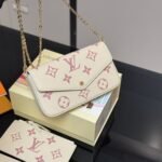 Louis Vuitton Félicie Pochette Bag Rose Trianon 22Cm M82047 - Image 9