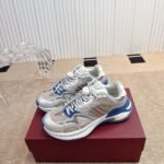 Gucci Men 20 Trainer Grey And Blue 814040 Fad5T 8753 - Image 2