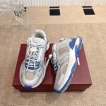Gucci Men 20 Trainer Grey And Blue 814040 Fad5T 8753 - Image 3