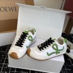 Loewe Ballet Runner 2.0 in nylon Grass Green And Dark Orang MBR2282X06 - Image 3