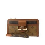 Louis Vuitton Dauphine Long Wallet Brown 19Cm