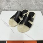 Hermes Antigua Espadrille Noir H231000Zh02440 - Image 2
