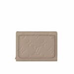 Louis Vuitton Cléa Wallet Monogram Empreinte Leather Tourterelle 11Cm M80152