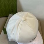 Gucci Baseball Cap Web Stripe White - Image 4