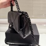 Chanel Cc Flap Bag In Black 26Cm - Image 6