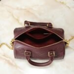 Louis Vuitton Speedy Bandouliere 20 Monogram Empreinte Grenat Red 20Cm M25929 - Image 6