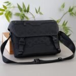 Louis Vuitton Messenger Voyager Monogram Shadow Bag Black 28Cm - Image 2