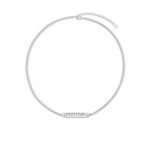 Louis Vuitton Lv Id Necklace Silver M01154