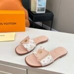 Louis Vuitton Lv Frame Flat Mule Dune Beige 1Ahmsb - Image 3