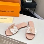 Louis Vuitton Lv Frame Flat Mule Dune Beige 1Ahmsb - Image 4