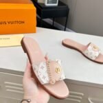 Louis Vuitton Lv Frame Flat Mule Dune Beige 1Ahmsb - Image 5