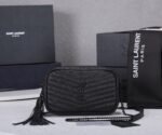 Saint Laurent Lou Camera Bag In Quilted Leather Black 18Cm - Image 2