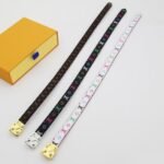 Louis Vuitton X Murakami Lv Signature Bracelet Black M8967E - Image 6