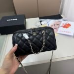 Chanel Bowling Bag Black 19Cm AS1897 B03795 94305 - Image 3