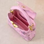 Gift Set: Louis Vuitton X Takashi Murakami Capucines Mini Pink 21Cm With Lv Iconic Enamel Necklace Pink M01215 - Image 3