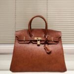 Hermes Birkin 35 Barenia Faubourg Fauve Gold Hardware Brown 35Cm - Image 2