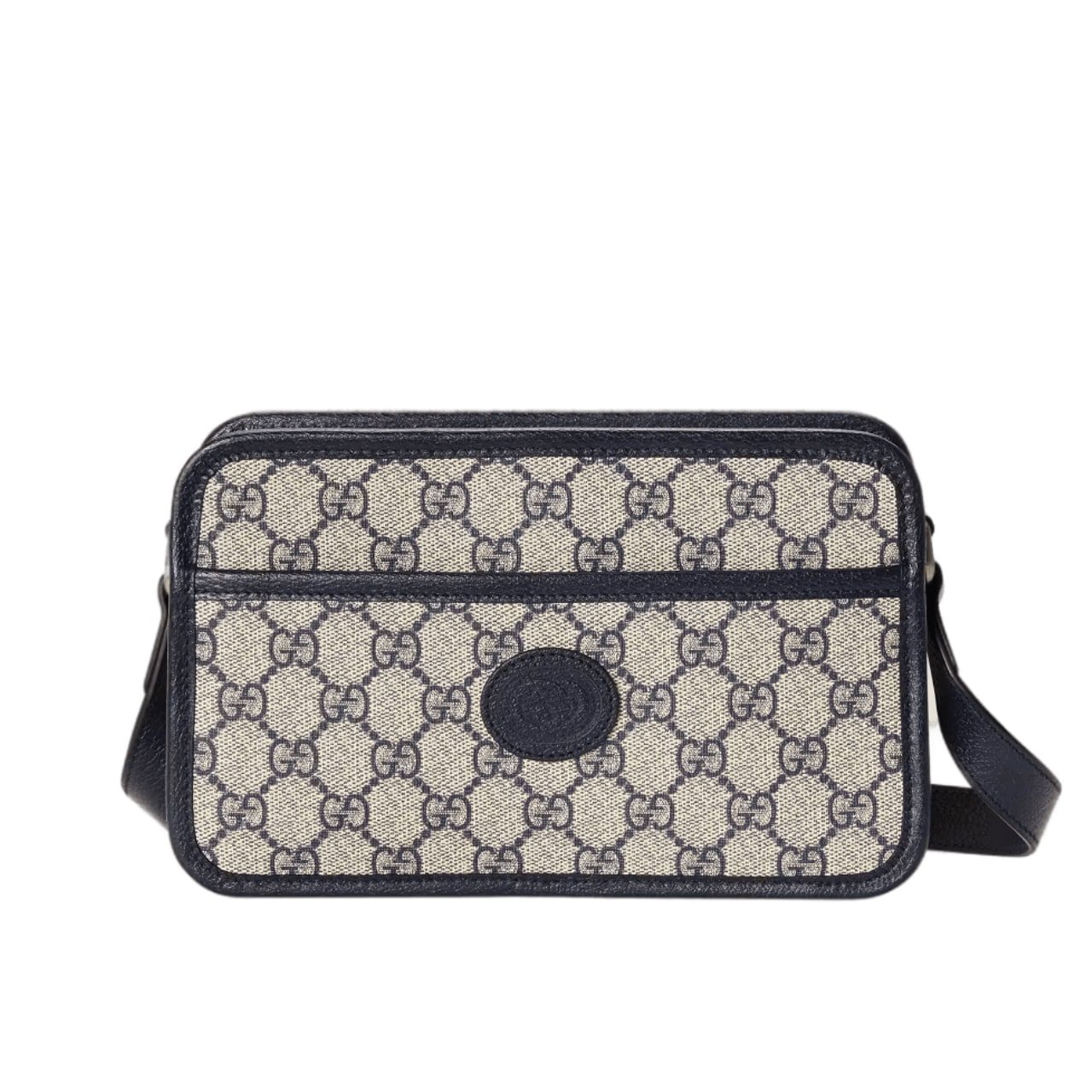 20-2-12 Gucci Gg Shoulder Bag Beige And Black 22Cm 658572 K9Gsn 4075 - Image 1