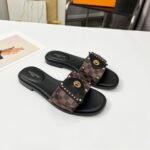 Louis Vuitton Lv Frame Flat Mule Cacao Brown 1Ahlr3 - Image 2