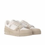 Louis Vuitton Lv Trainer Sneaker Beige 1Ahtm9