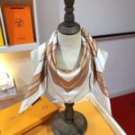 Louis Vuitton Cordage In Beige Rose 90Cm M79795 - Image 3