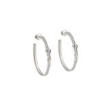 Hermes Etriviere Dangle Earrings White Gold H124505B 00