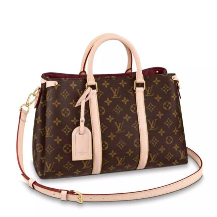 Louis Vuitton Soufflot Mm Bag Monogram Canvas Pink 36Cm M44816