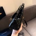 Chanel Small Hobo Bag Gold Black 20cm AS3710 B09746 94305 - Image 3