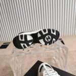 Chanel Sneaker Light Gold Light Gray And Black G46609 B21320 U2404 - Image 7