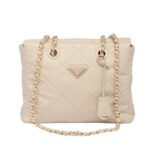 Prada Re Edition 1995 Chaîne Re Nylon Tote Bag Beige 25Cm 1Bg468 2Aos F0F24 V Coo