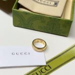 Gucci Icon Gg Thin Ring Yellow Gold ‎804335 J8500 8000 - Image 5