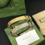 Gucci Cuff Bracelet Gold 8Mm - Image 2